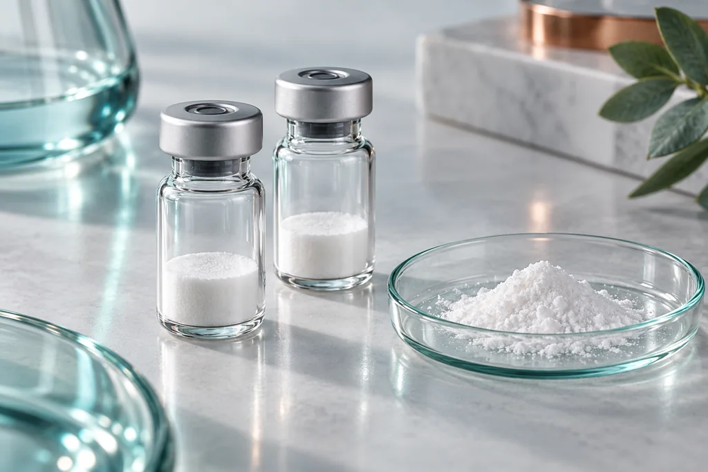 Signal peptides freeze dried powder concept